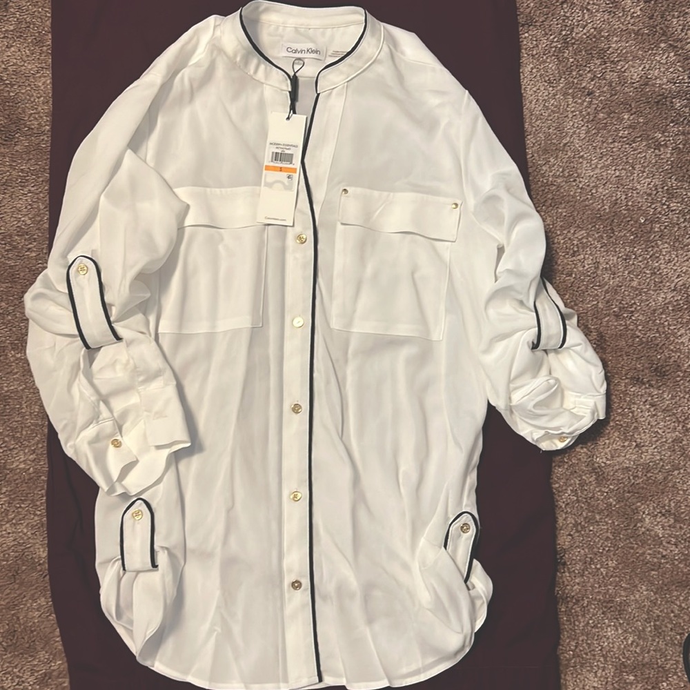White shirt , office style